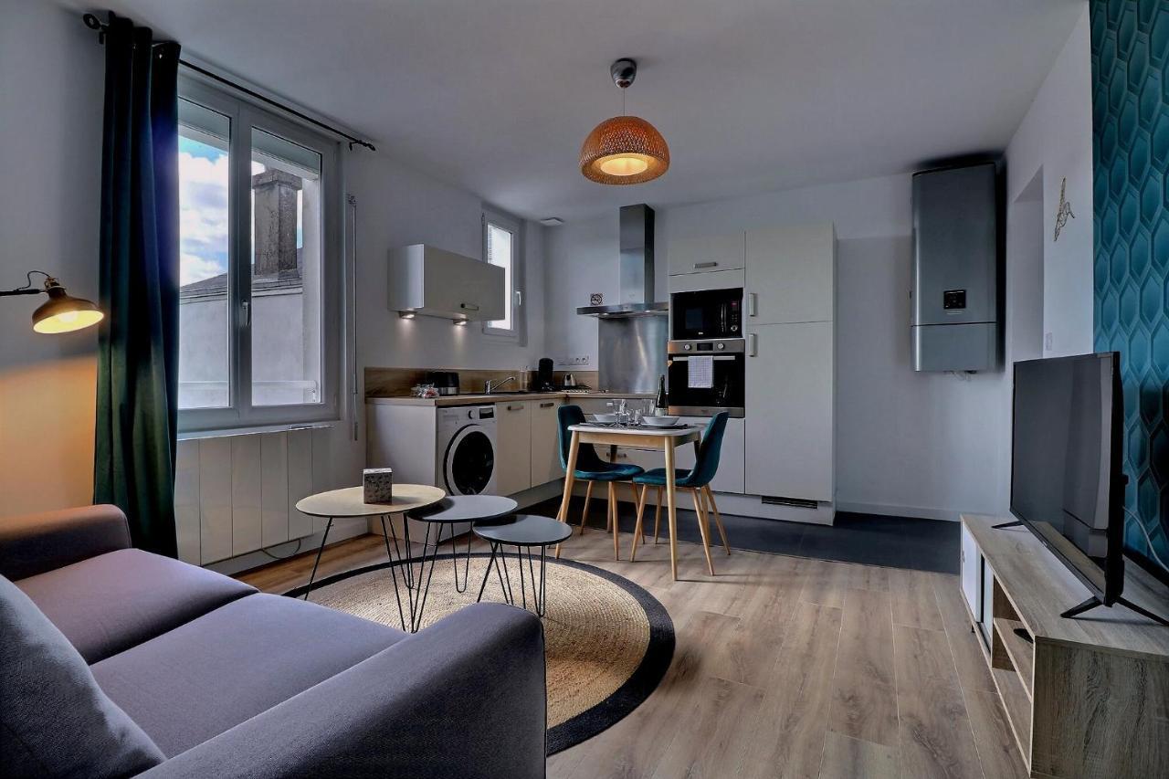 Appartement "Panna" Centre Ville De Vitre Exteriör bild