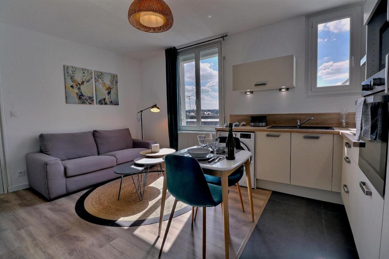 Appartement "Panna" Centre Ville De Vitre Exteriör bild